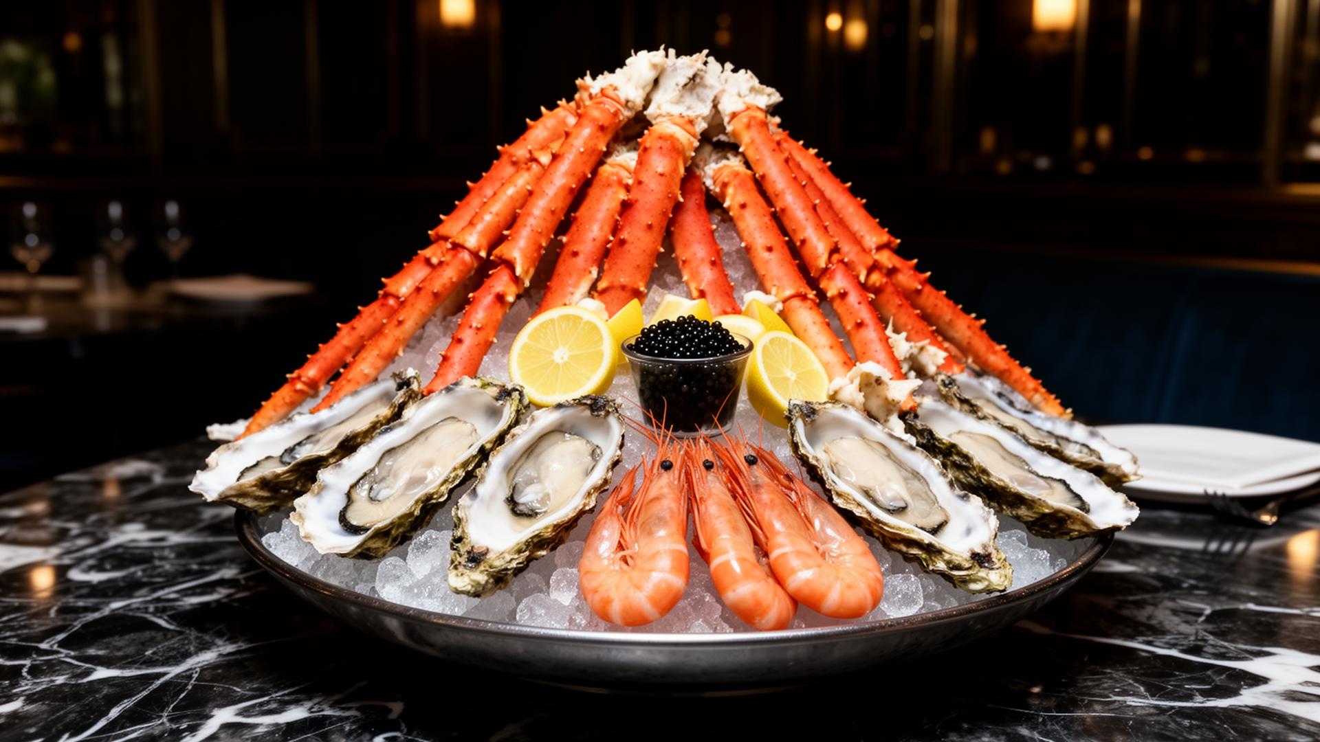 Seafood tower